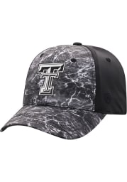 Top of the World Texas Tech Red Raiders Mens Black Sea 1Fit Flex Hat