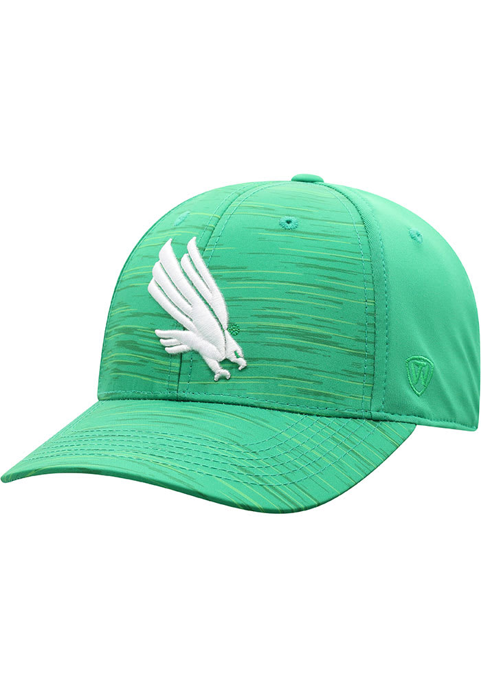 Top of the World North Texas Mean Green Mens Green Intrude 1Fit Flex Hat