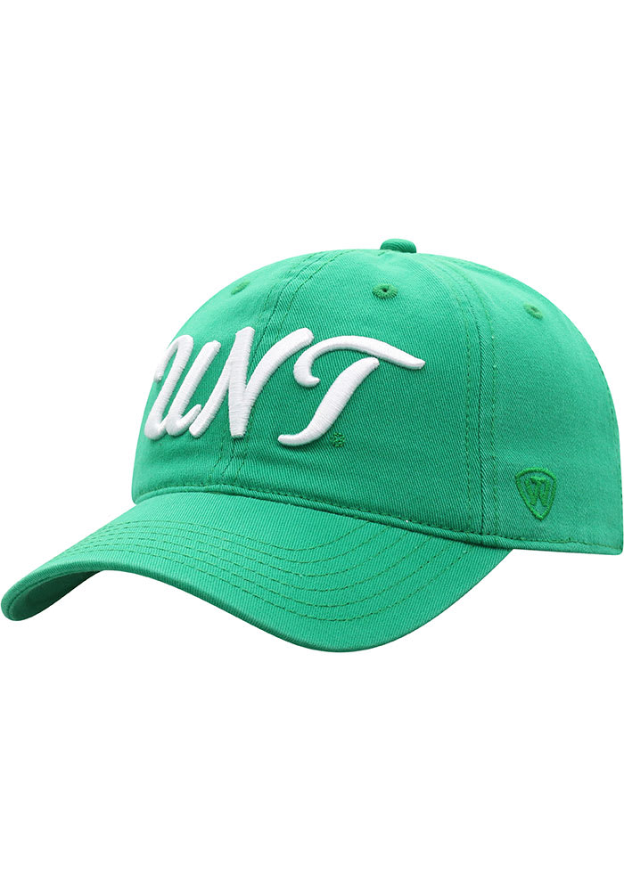 Top of the World North Texas Mean Green Green Zoey Womens Adjustable Hat