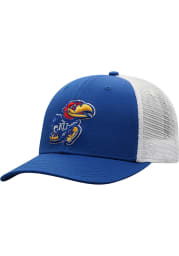 Kansas Jayhawks BB Meshback Adjustable Hat - Blue