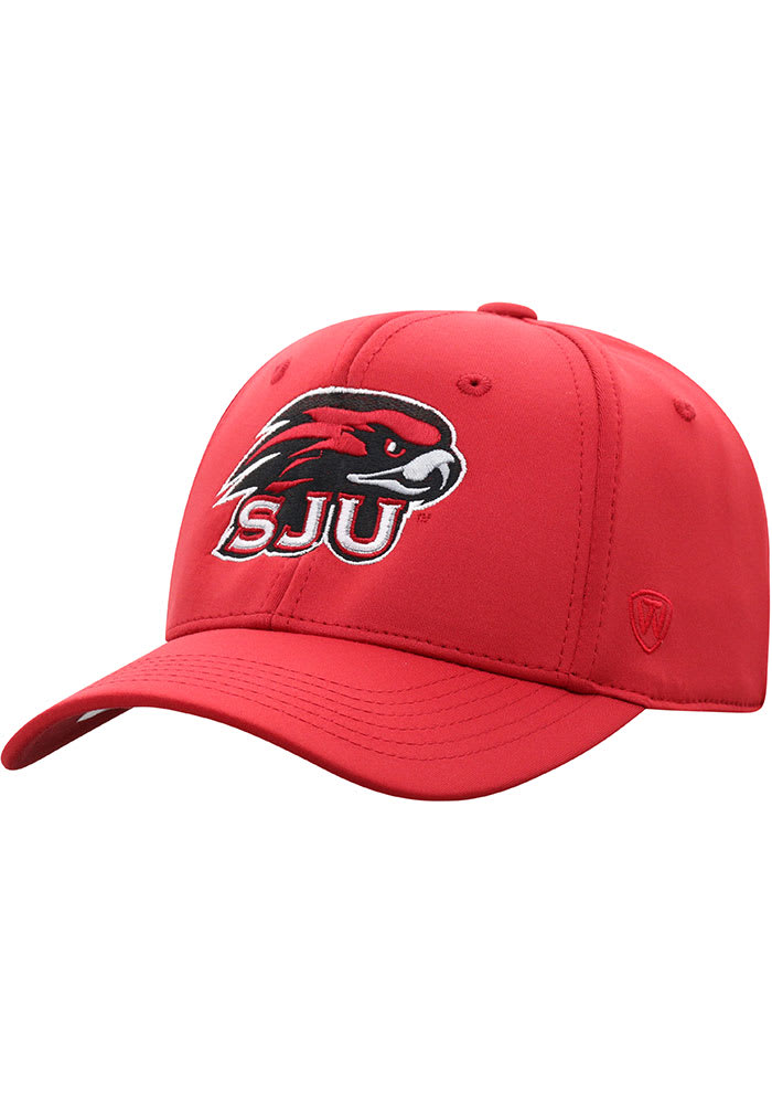 Saint Josephs Hawks Mens Red Phenom 1-Fit Flex Hat