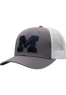 Top of the World Michigan Wolverines BB Meshback Adjustable Hat - Grey