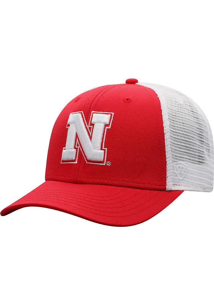 Nebraska Cornhuskers BB Meshback Adjustable Hat - Red