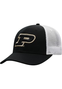 Top of the World Black Purdue Boilermakers BB Meshback Adjustable Hat