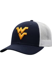 Top of the World West Virginia Mountaineers BB Meshback Adjustable Hat - Navy Blue