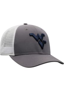 Top of the World West Virginia Mountaineers BB Meshback Adjustable Hat - Grey