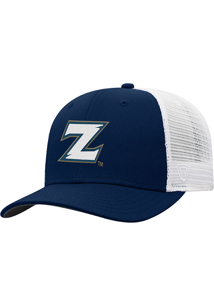 Akron Zips BB Meshback Adjustable Hat - Navy Blue