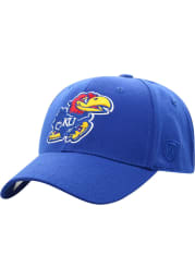 Kansas Jayhawks Mens Blue Premium Collection One-Fit Flex Hat