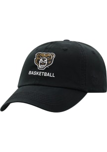 Top of the World Oakland University Golden Grizzlies Basketball Crew Adjustable Hat - Black
