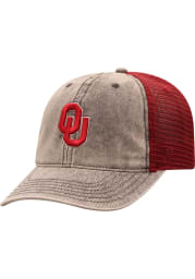 Top of the World Oklahoma Sooners Kimmer Adjustable Hat - Grey