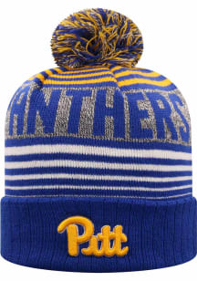 Top of the World Pitt Panthers Blue Overt Mens Knit Hat