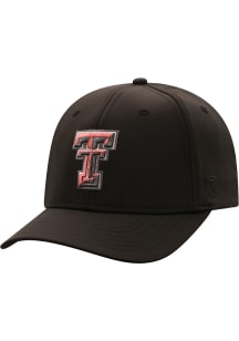 Top of the World Texas Tech Red Raiders Mens Black Razor Flex Hat