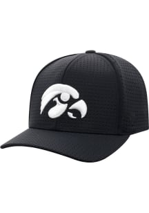 Top of the World Iowa Hawkeyes Mens Black Night Flex Hat