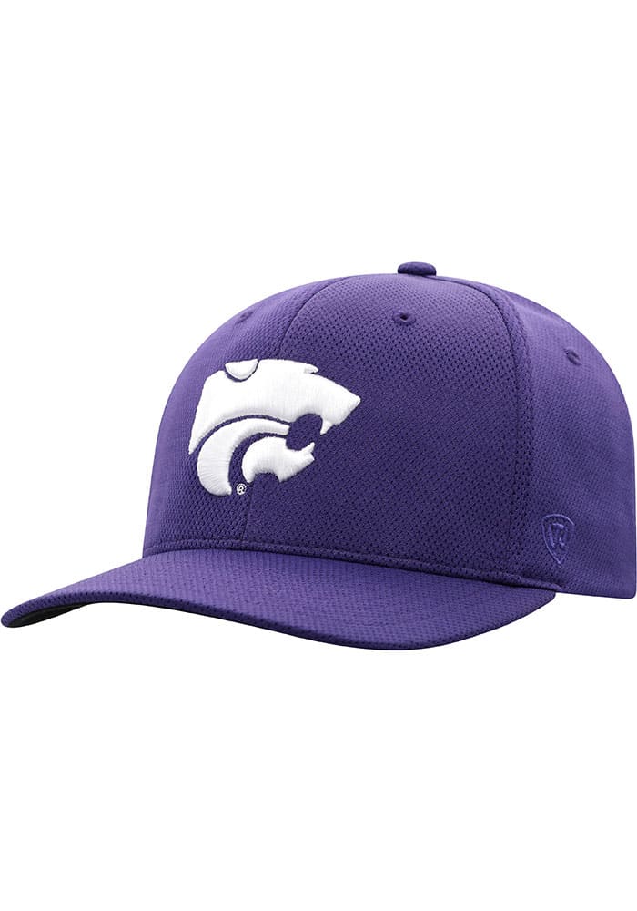 K-State Wildcats Mens Purple Reflex Flex Hat