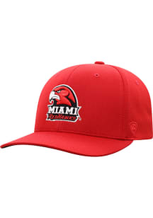 Top of the World Miami RedHawks Mens Red Reflex Flex Hat