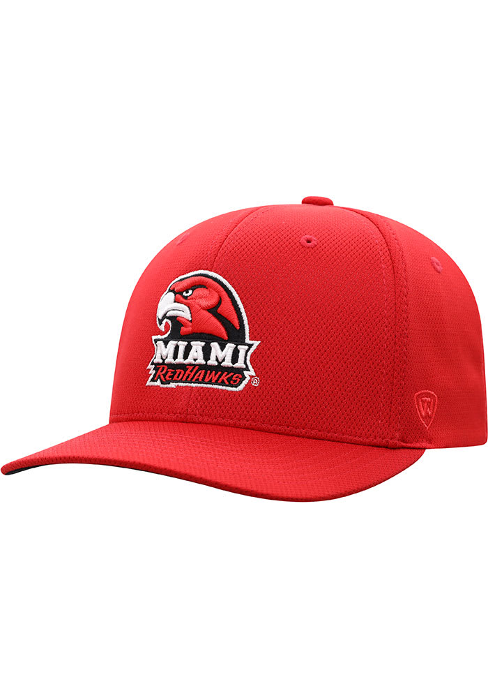 Miami RedHawks Mens Red Reflex Flex Hat