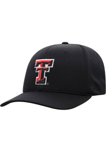 Top of the World Texas Tech Red Raiders Mens Black Reflex Flex Hat