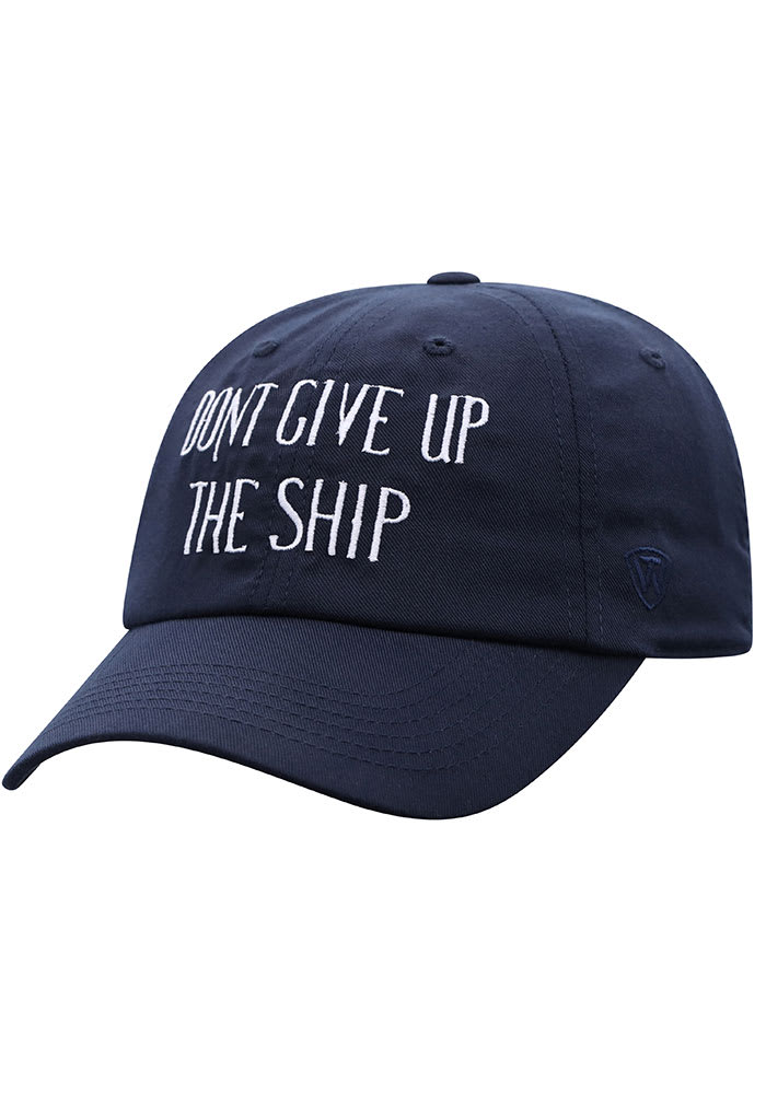 Cleveland Dont Give Up The Ship Staple Adjustable Hat - Navy Blue
