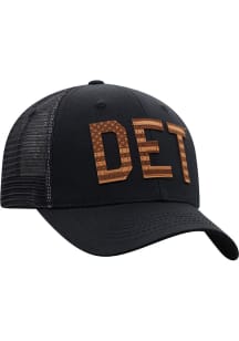 Top of the World Detroit Cannon Meshback Adjustable Hat - Black