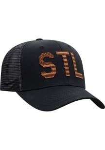 Top of the World St Louis Cannon Meshback Adjustable Hat - Black