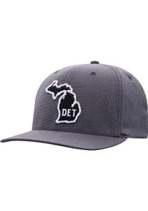 Top of the World Detroit Mens Grey Towner Flex Hat