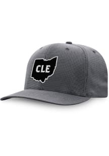 Top of the World Cleveland Mens Grey Towner Flex Hat