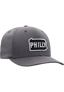 Top of the World Philadelphia Mens Grey Towner Flex Hat