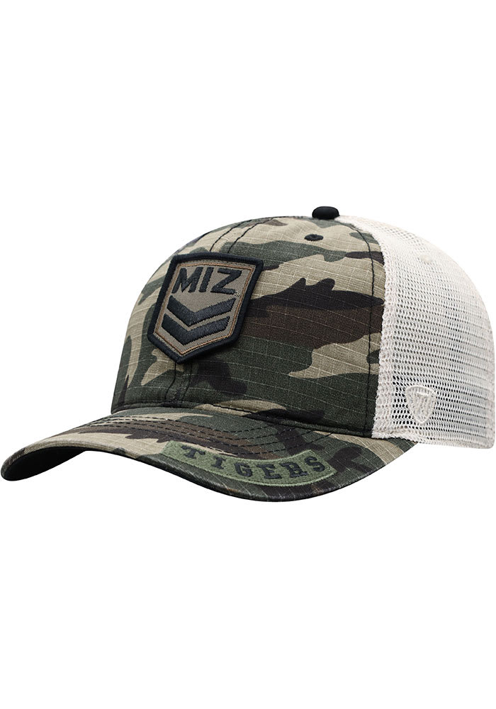 Missouri Tigers OHT Shield Meshback Adjustable Hat - Green