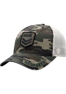 Top of the World Miami RedHawks OHT Shield Meshback Adjustable Hat - Green