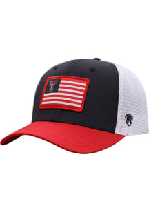 Top of the World Texas Tech Red Raiders Cannon Meshback Adjustable Hat - Black