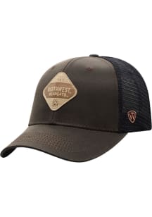 Top of the World Northwest Missouri State Bearcats Elm Meshback Adjustable Hat - Black
