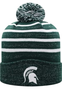 Top of the World Michigan State Spartans Green Shimmering Womens Knit Hat