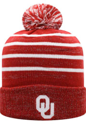 Oklahoma Sooners Crimson Shimmering Womens Knit Hat