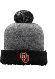 Oklahoma Sooners Black Snug BLK Womens Knit Hat