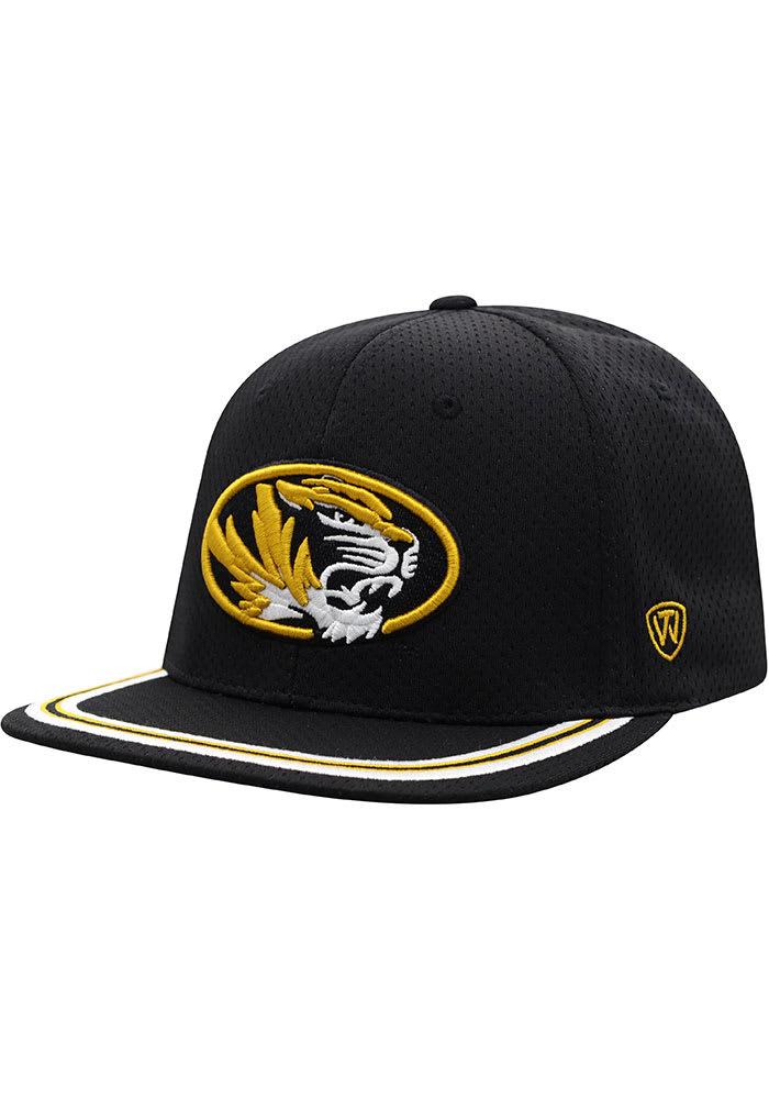 Missouri Tigers Black Spiker Mens Snapback Hat