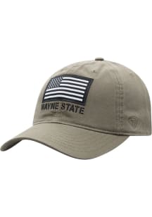 Top of the World Wayne State Warriors OHT State Adjustable Hat - Olive