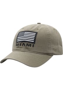 Top of the World Miami RedHawks OHT State Adjustable Hat - Olive