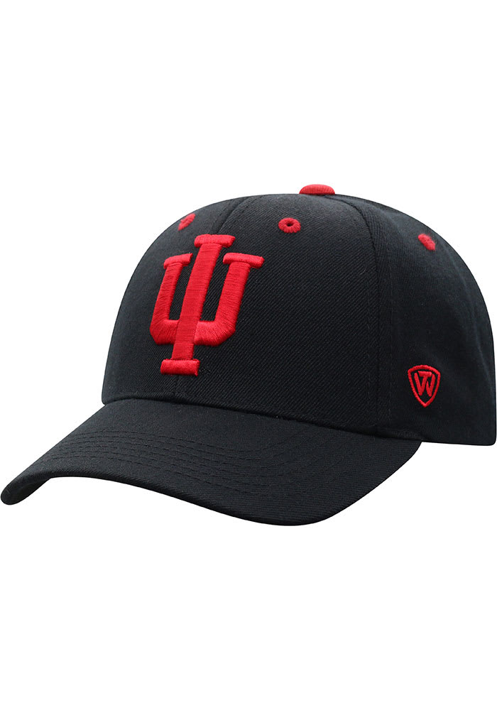 Indiana Hoosiers Triple Threat Adjustable Hat - Black