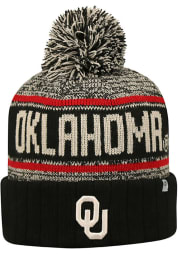 Top of the World Oklahoma Sooners Black Acid Rain Mens Knit Hat