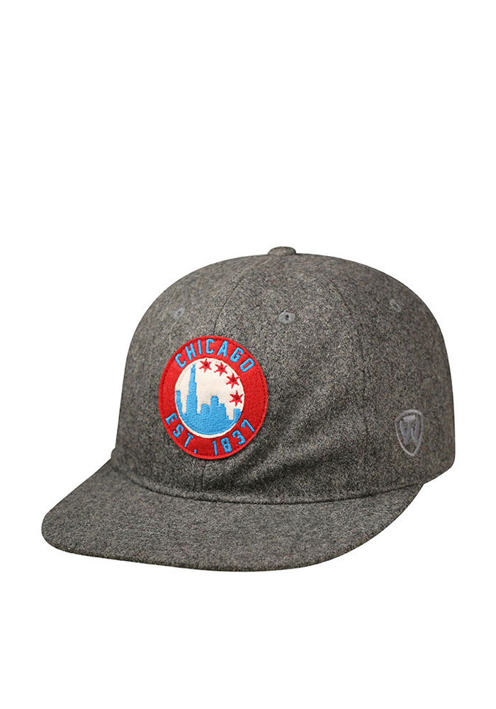 Chicago Natural Adjustable Hat - Grey