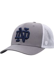 Notre Dame Fighting Irish BB Meshback Adjustable Hat - Grey