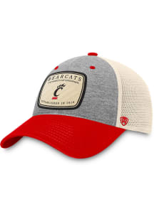 Top of the World Cincinnati Bearcats Chev Meshback Adjustable Hat - Grey