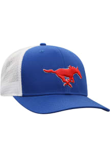 SMU Mustangs BB Meshback Adjustable Hat - Blue