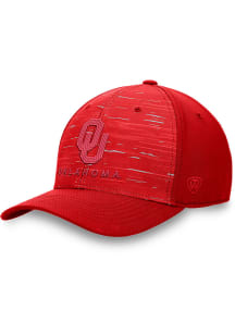 Top of the World Oklahoma Sooners Mens Crimson Verdure Flex Hat
