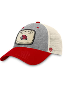 Miami RedHawks Chev Meshback Adjustable Hat - Grey