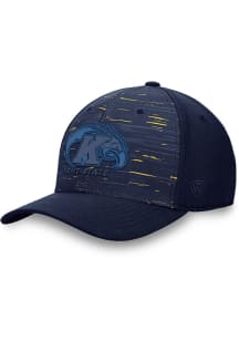 Top of the World Kent State Golden Flashes Mens Navy Blue Verdure Flex Hat