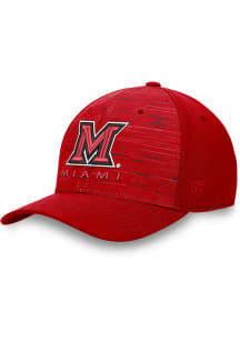 Top of the World Miami RedHawks Mens Red Verdure Flex Hat
