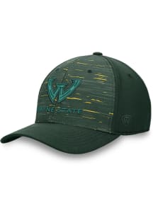 Top of the World Wayne State Warriors Mens Green Verdure Flex Hat