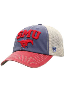 SMU Mustangs Blue Offroad Meshback Youth Adjustable Hat