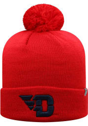 Dayton Flyers Red TOW Pom Mens Knit Hat